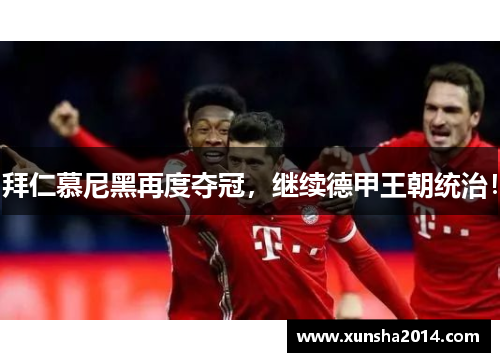 拜仁慕尼黑再度夺冠，继续德甲王朝统治！